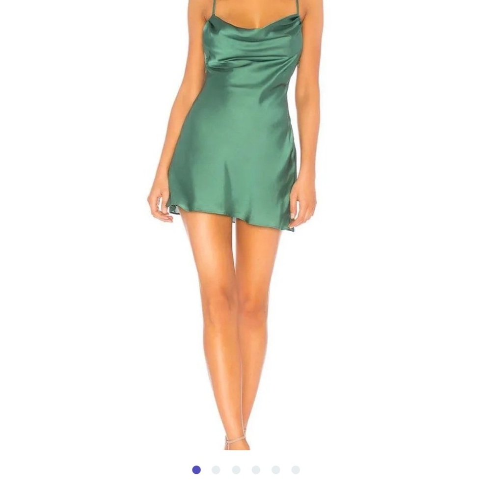 Lovers + Friends Green Mini Dress